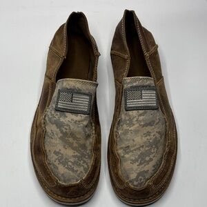 Ariat Men’s Size 12 Cruiser Patriotic Camo Slip On Leather/Fabric